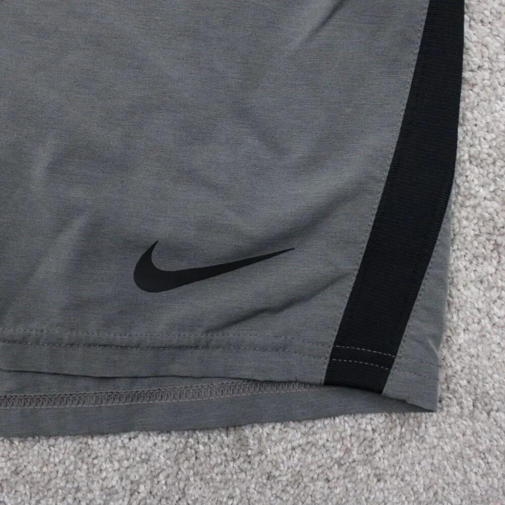Nike Flex 2.0 Plus Training Shorts Men 2XL XXL Gray Dri-Fit Drawstring 8” inseam - Picture 4 of 12